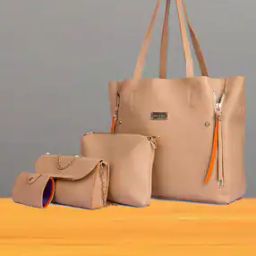 Women Set of 4 Shoulder Bag with Metal Accent-image-8