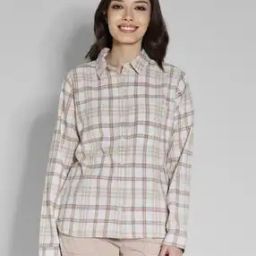 american eagle Women Regular Fit Spread-Collar Shirt-picture-4