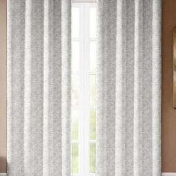 Set of 2 Floral Print Door Curtains with Eyelet Header-15
