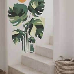 Monstera Plant Wall Sticker-image-36