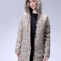 freehand Women Relaxed Fit Hooded Bomber Jacket-picture-4