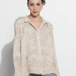 Women Embroidered Regular Fit Shirt-image-19