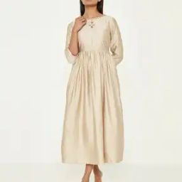 Women Embroidered Flared Kurta-image-50