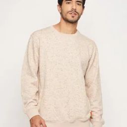 Men Chevron Pattern Regular Fit Crew-Neck Sweatshirt-5