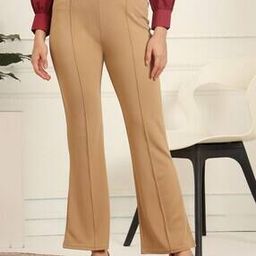fithub Solid Loose Trousers-picture-29