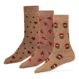 Pack of 3 Floral Print Socks-image-21