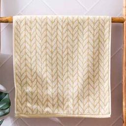  Printed Hand Towel with Stitch Detail-image-21