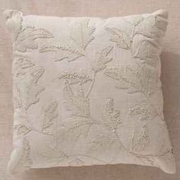 Embroidered Square Cushion-image-0