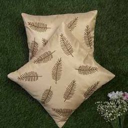 Set of 2 Embroidered Cushion Covers 16'' x 16''-image-2