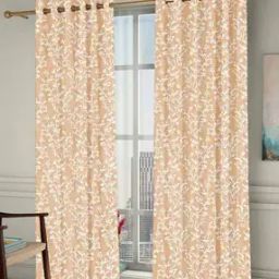 Pack of 2 Floral Print Window Curtains-12