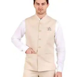 Men Regular Fit Nehru Jacket-28