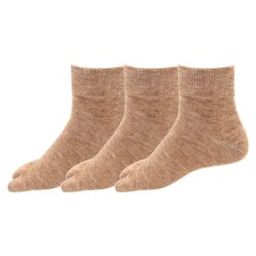 Pack of 3 Textured Everyday Socks-image-84