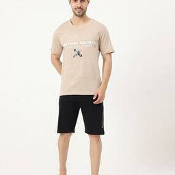 Typographic Lounge wear -Tshirts and Shorts Set-picture-47
