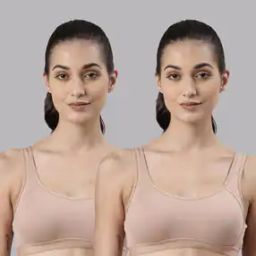 Pack of 2 Slip-On Sports Bras-image-37