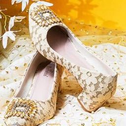 Heeled Shoes with Fabric upper-image-42