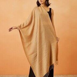 Women Stole with Fringed Hem-image-92