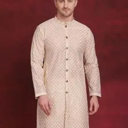 Embellished Mandarin Collar Kurta-image-15
