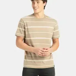 jockey Super Combed Cotton Striped Round Neck T-Shirt-2715-picture-0