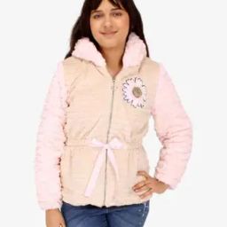 Women Colourblock Hooded Jacket-picture-23