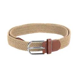 Men Ribbed Belt with Tang Buckle Closure-picture-15