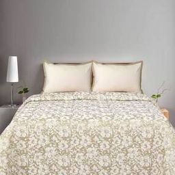 Floral Breathable & Wrinkle-Free Queen Size bedsheet-picture-43