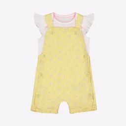 Bodysuit with Printed Dungarees-image-94