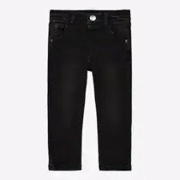 Lightly Washed Straight Fit Jeans-image-7