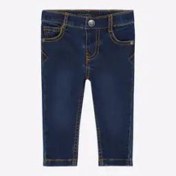 Lightly Washed Straight Fit Jeans-10