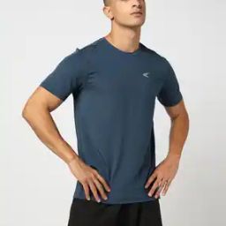 Men Striped Regular Fit Crew-Neck Running T-Shirt-picture-6