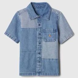 Boys Relaxed Fit Denim Shirt-picture-38