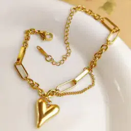 jewels galaxy Women Gold-Plated Link Bracelet -picture-4