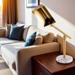 aarvi decor studio Golden Apex Desk Table Lamps-picture-1