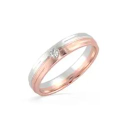 Rose Gold Diamond-Studded Ring-image-26