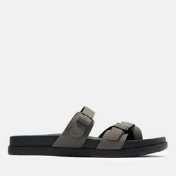 Men Open-Toe Slip-On Flat Sandals -image-4