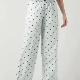 bewakoof Women Printed Regular Fit Pyjamas with Elasticated Waistband-picture-22