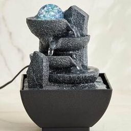 home centre Modern Polyresin Step with Rotating Ball Water Fountain-picture-11