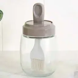 home centre Glass Oil Bottle with Drip Brush -picture-12
