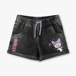 kg frendz Girls Embroidered Regular Fit Cotton Shorts-picture-14