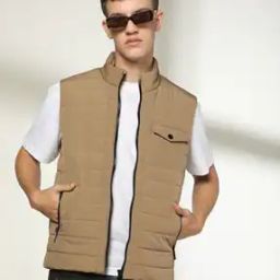 Men Quilted Regular Fit Gilet-picture-28