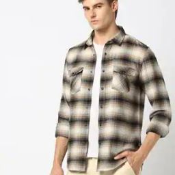Men Checked Regular Fit Shirt-picture-12