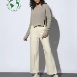 Women Organic Cotton Round-Neck Pullover-image-66