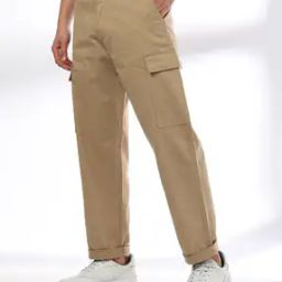 Men Mid-Rise Slim Fit Cargo Pants-image-71