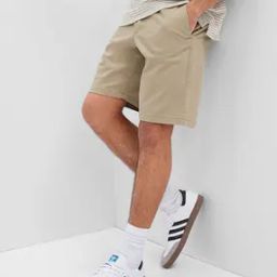 Flat-Front Shorts with Washwell-picture-47
