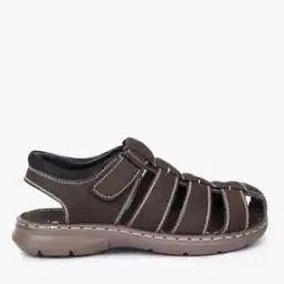 Men Fisherman Sandals with Velcro Fastening-image-79
