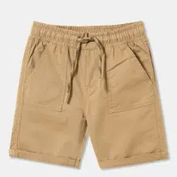 Boys Flat Front Shorts with Drawstring Waist-image-8