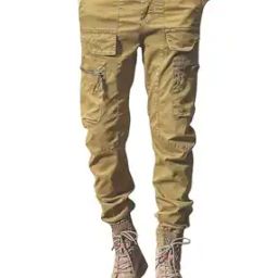 Men Relaxed Fit Cargo Jogger Pants with Insert Pockets-image-56