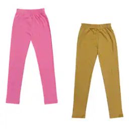Pack of 2 Leggings with Elasticated Waist-image-91