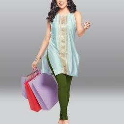 Full-Length Cotton Stretchable Leggings-image-86
