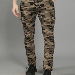 Men Camouflage Print Slim Fit Cargo Pants-picture-6