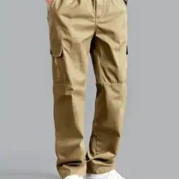 Men Relaxed Fit Cargo Pants-image-82